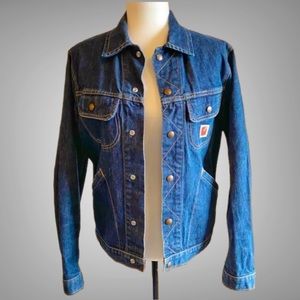 GWG Vintage Union Made in Canada Womens Jean Jacket Trucker Coat Denim 70’s 80’s